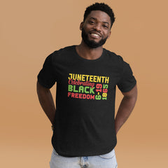 Celebrating Black History Unisex t-shirt