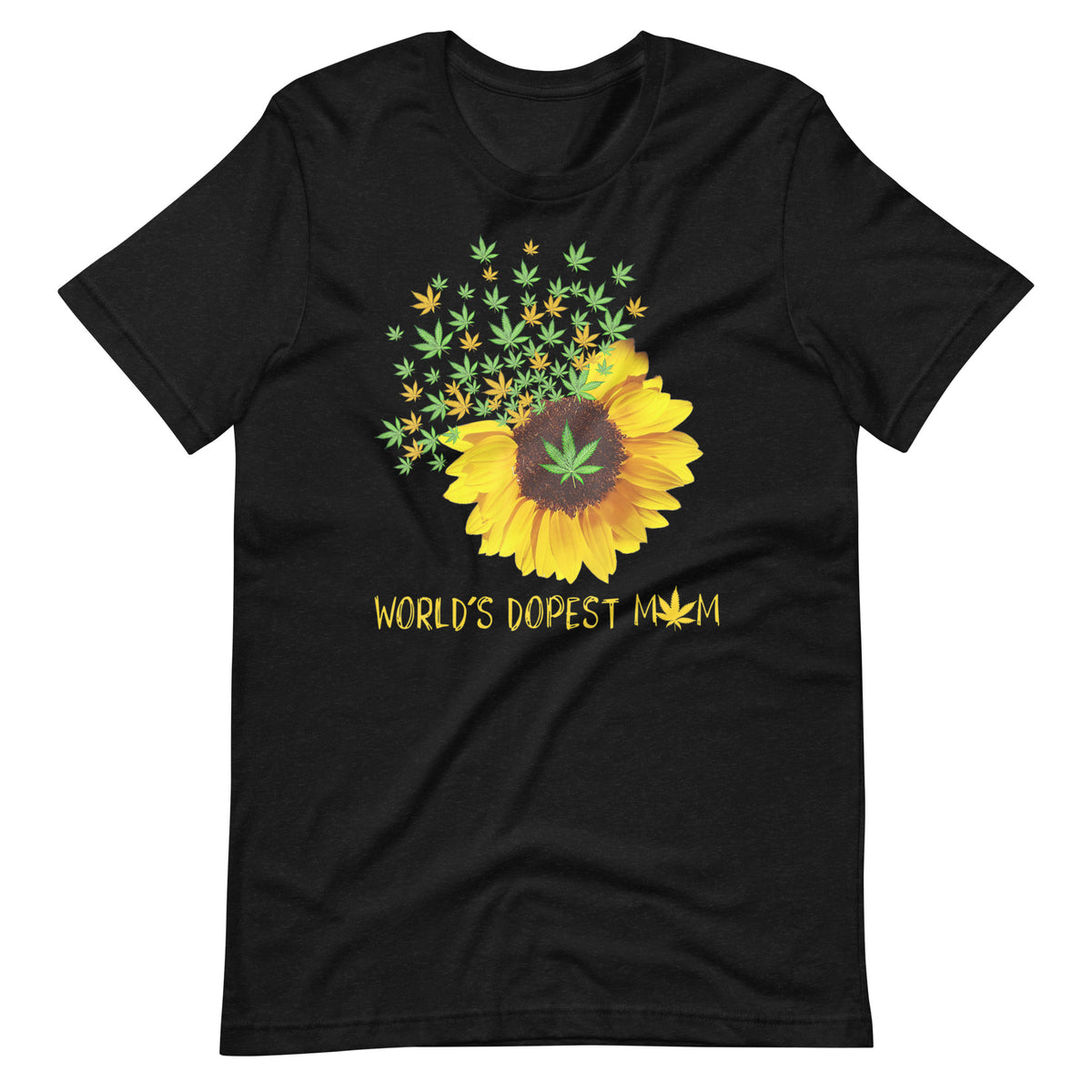 World Dopest Mom Weed t-shirt