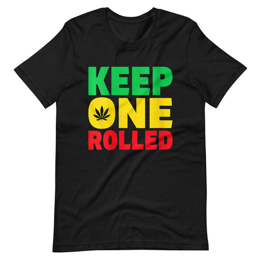 Keep-One-Rolled-Funny-Marijuana-Weed-Stoner-t-shirt