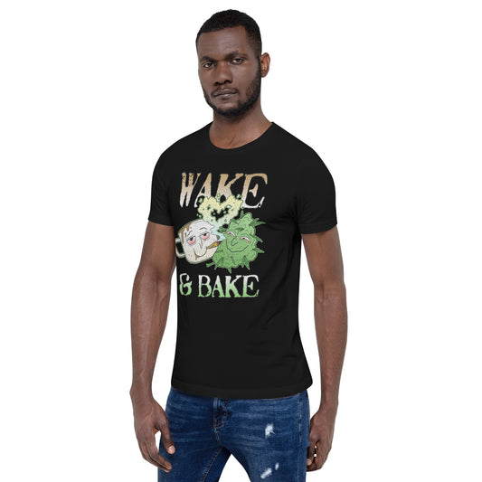 Wake-And-Bake-Funny-Coffee-Weed- t-shirt