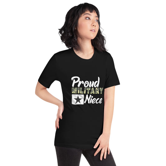 Proud Military Niece Unisex t-shirt