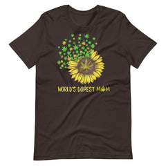 World Dopest Mom Sunflower t-shirt