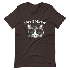 Smoke-Meowt-funny-kitty-Cat-Cannabis Unisex t-shirt