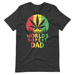 Mens-Worlds-Dopest-Dad-Rasta-Jamaican-Weed-t-shirt