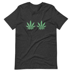 Womens-Weed-Green-Boobs-Bra t-shirt