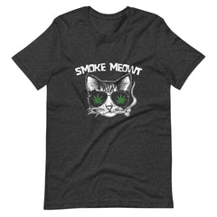 Smoke-Meowt-funny-kitty-Cat-Cannabis Unisex t-shirt