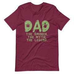 Dad-Weed-Smoker-Myth-Legend- t-shirt