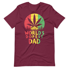 Worlds-Dopest-Dad-Rasta-Jamaican-Weed-Cannabis- t-shirt