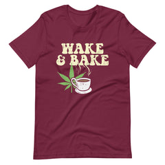 Wake-Bake-Coffee-Weed-Cannabis t-shirt