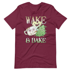 Wake-And-Bake-Funny-Coffee-Weed- t-shirt