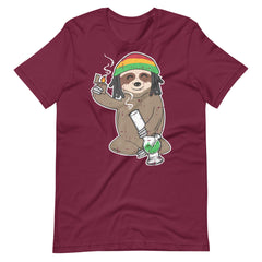 Sloth-High-Weed-Bong-Funny--shirt