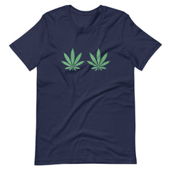 Womens-Weed-Green-Boobs-Bra t-shirt