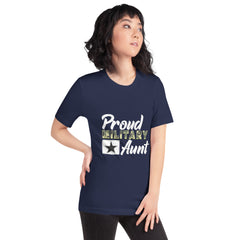 Proud Military Aunt Unisex t-shirt