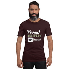 Proud Military Husband Unisex t-shirt