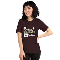 Proud Military Girlfriend Unisex t-shirt