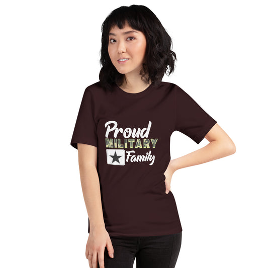 Proud Military Family Unisex t-shirt