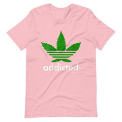 Addicted-to-weed-T-shirt-Novelty-Cannabis-Unisex t-shirt