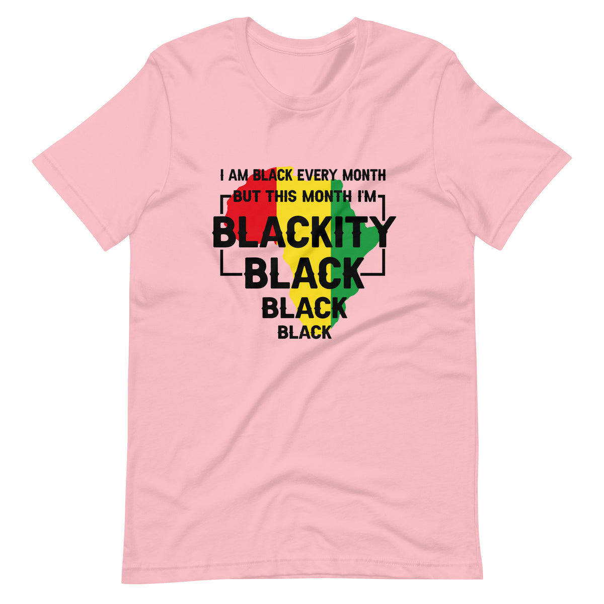 Blackity Black Black Black Print t-shirt