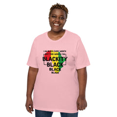 Blackity Black Black Black Print t-shirt