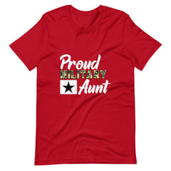 Proud Military Aunt Unisex t-shirt