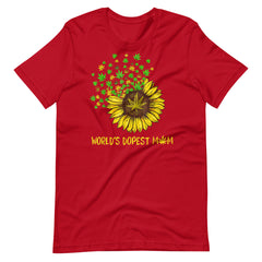 World Dopest Mom Sunflower t-shirt