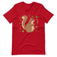 Squirrel-Smoking-Weed-Cannabis-420-THC-shirt