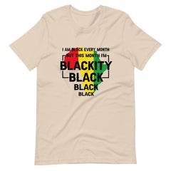 Blackity Black Black Black Print t-shirt