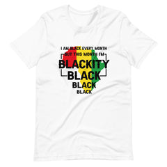 Blackity Black Black Black Print t-shirt